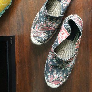 Isabel Marant Black Paisley Espadrilles sz 41